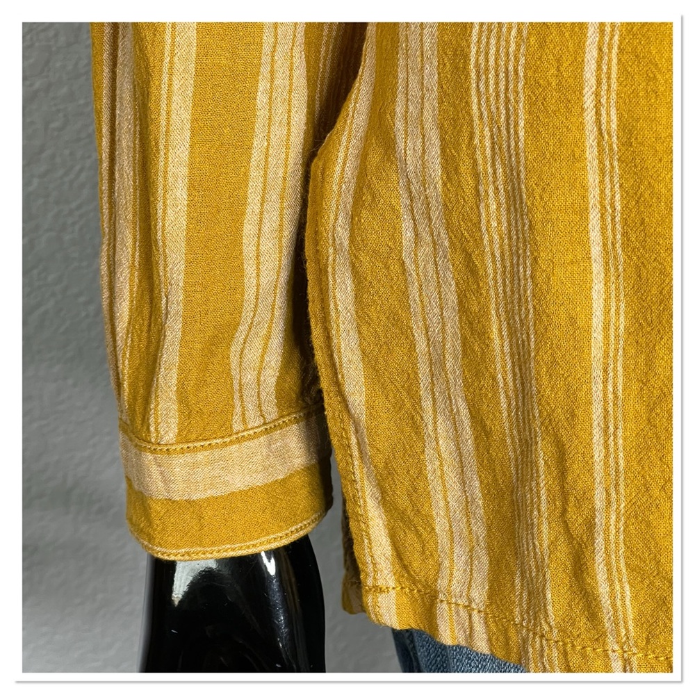Free People We The Free Summer Breeze
Stripe Button Down Sz S Linen/Viscose - Picture 6 of 14